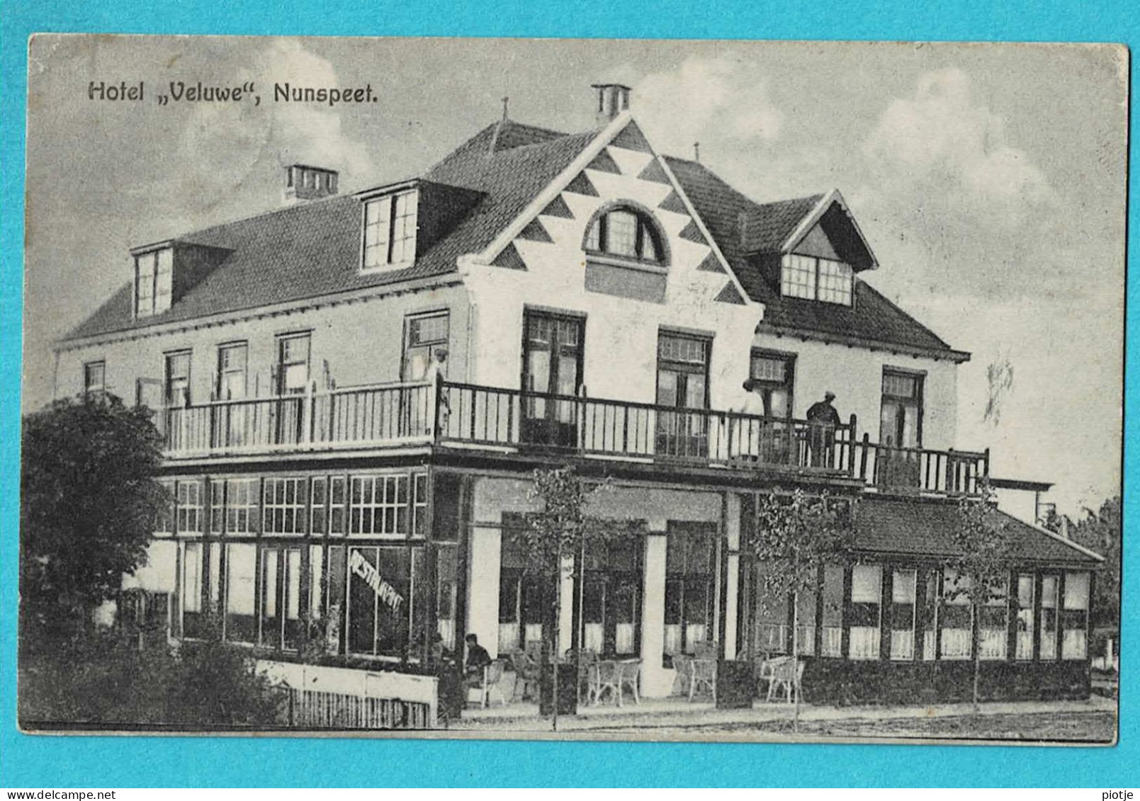 * Nunspeet (Gelderland - Nederland) * Hotel Veluwe, Restaurant, Animée, Old, Rare, TOP - Nunspeet