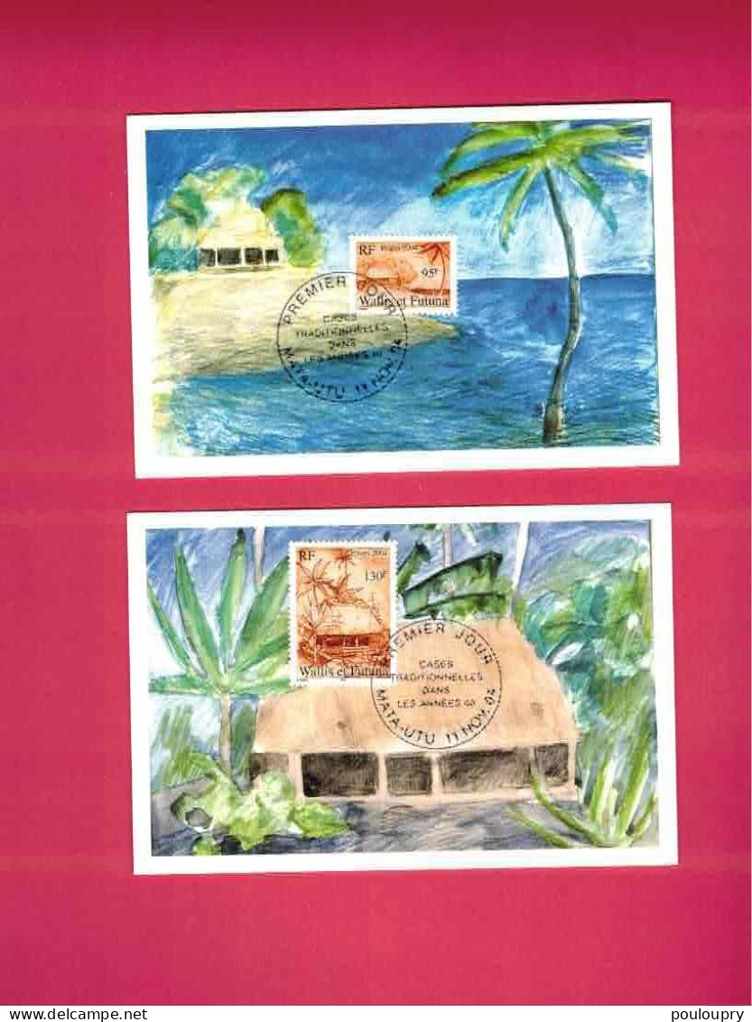 2 CP Cartes Maximum FDC De 2004 - Timbres Du BF 18 - Cartoline Maximum