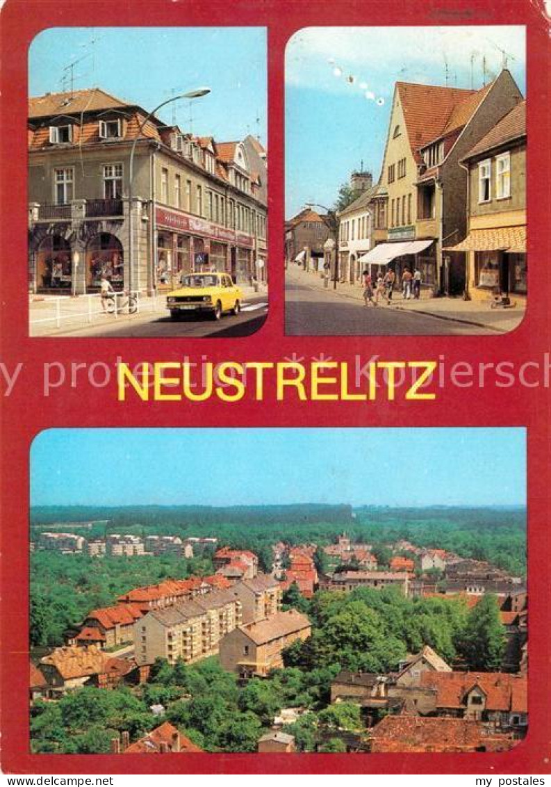 73070357 Neustrelitz Wilhelm Pieck Str Strelitzer Str Panorama Neustrelitz - Neustrelitz