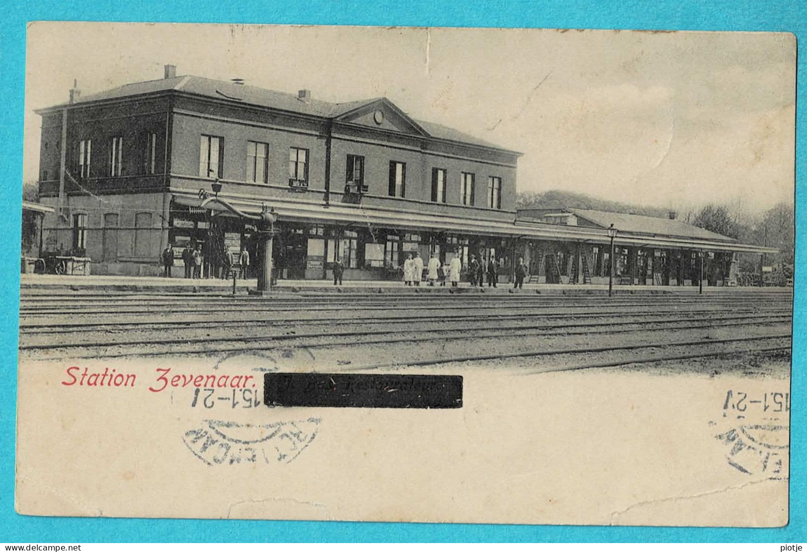 * Zevenaar (Gelderland - Nederland) * Station, Bahnhof, Railway Station, La Gare, Intérieur, Animée, Unique, TOP - Zevenaar