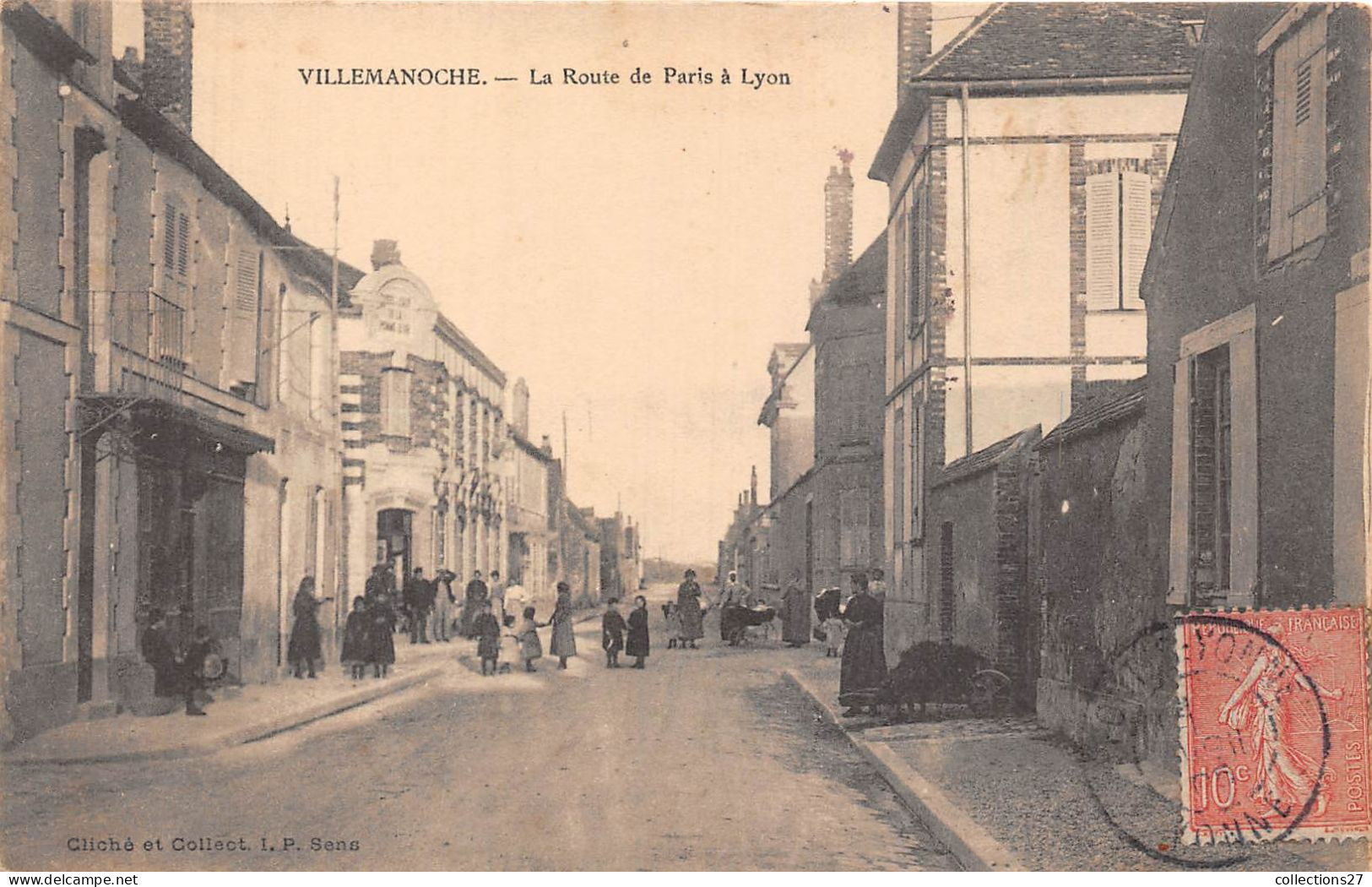 89-VILLEMANOCHE- LA ROUTE DE PARIS A LYON - Sonstige & Ohne Zuordnung