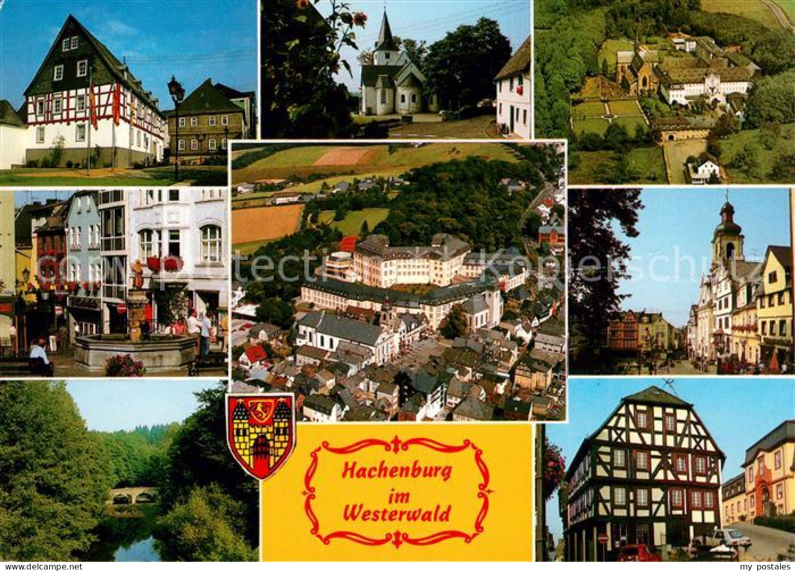 73070246 Hachenburg Westerwald Fliegeraufnahme  Hachenburg - Hachenburg