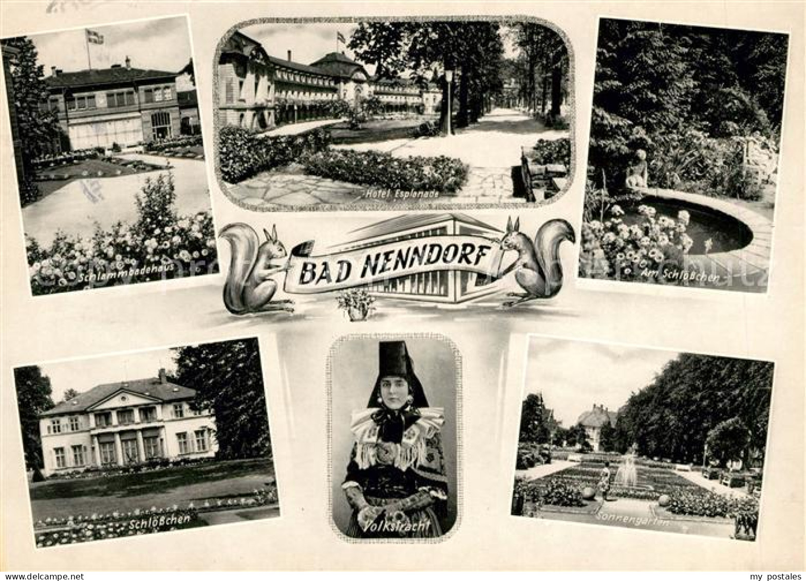 73069991 Bad Nenndorf Schlammbadehaus Hotel Esplanade Am Schloesschen Volkstrach - Bad Nenndorf