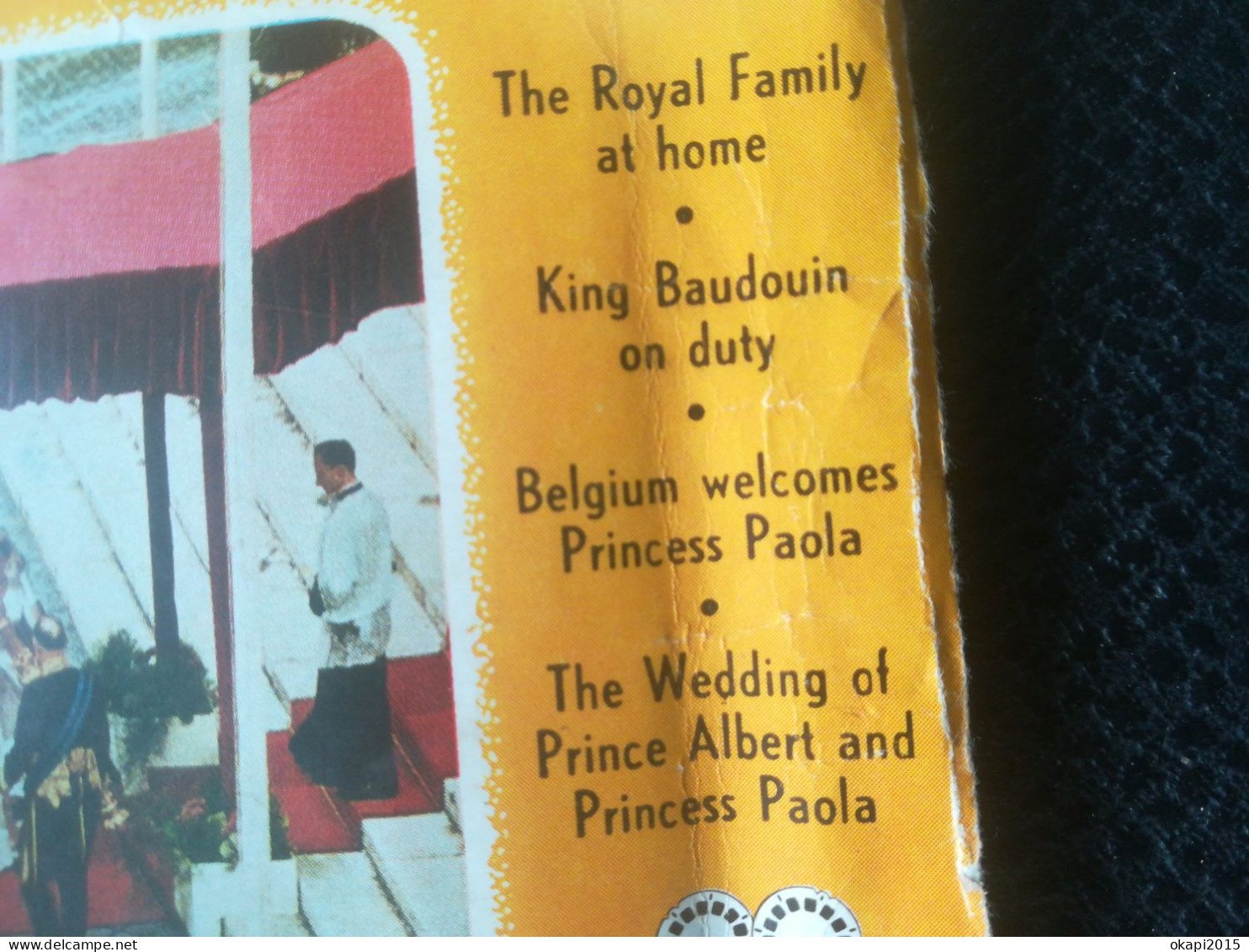 THE ROYAL FAMILY OF BELGIUM KING BAUDOUIN PRINCESS PAOLA WEDDING PRINCE ALBERT VIEW MASTER PHOTO RELIEF BELGIQUE - Königshäuser