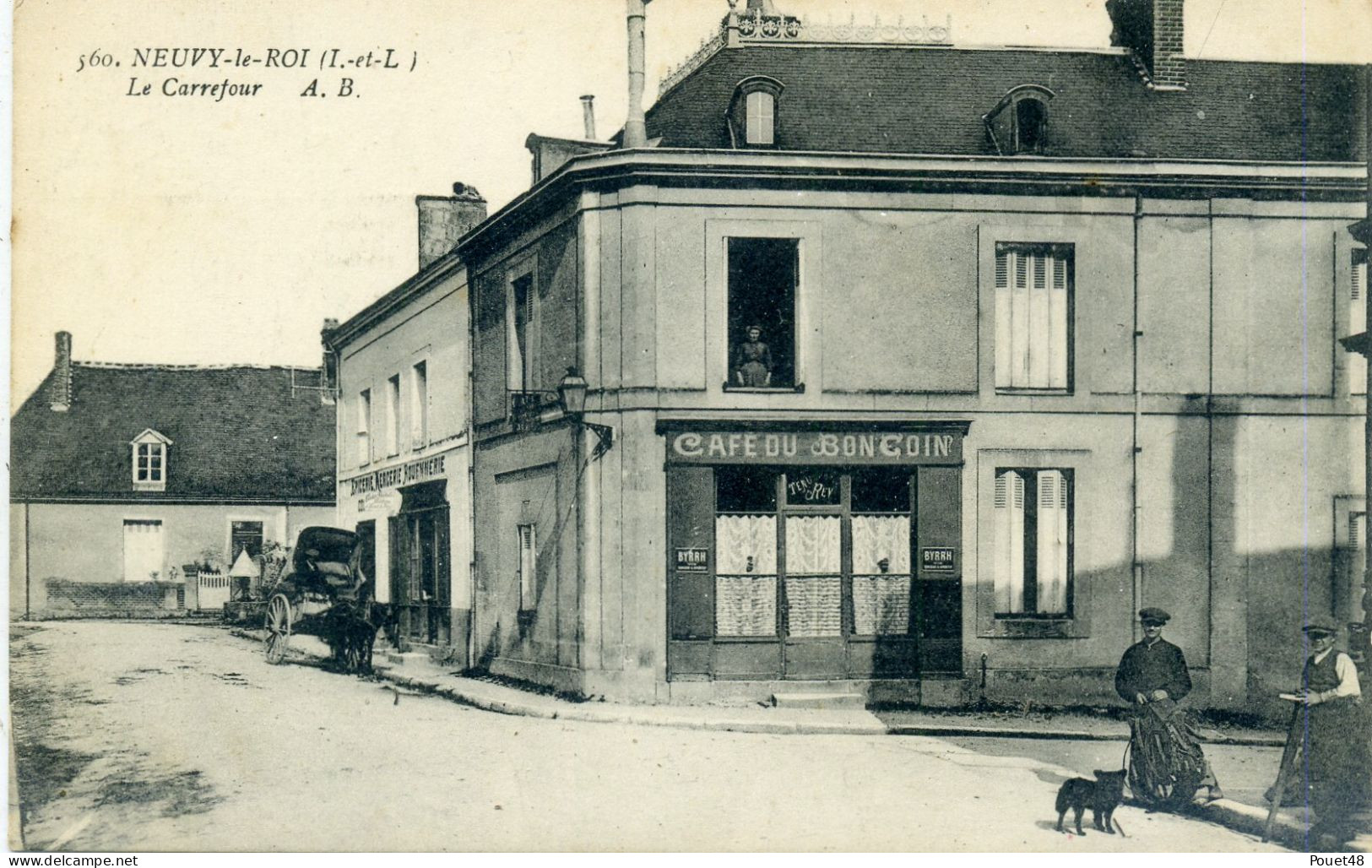 37 - NEUVY LE ROI - Le Carrefour - Neuvy-le-Roi