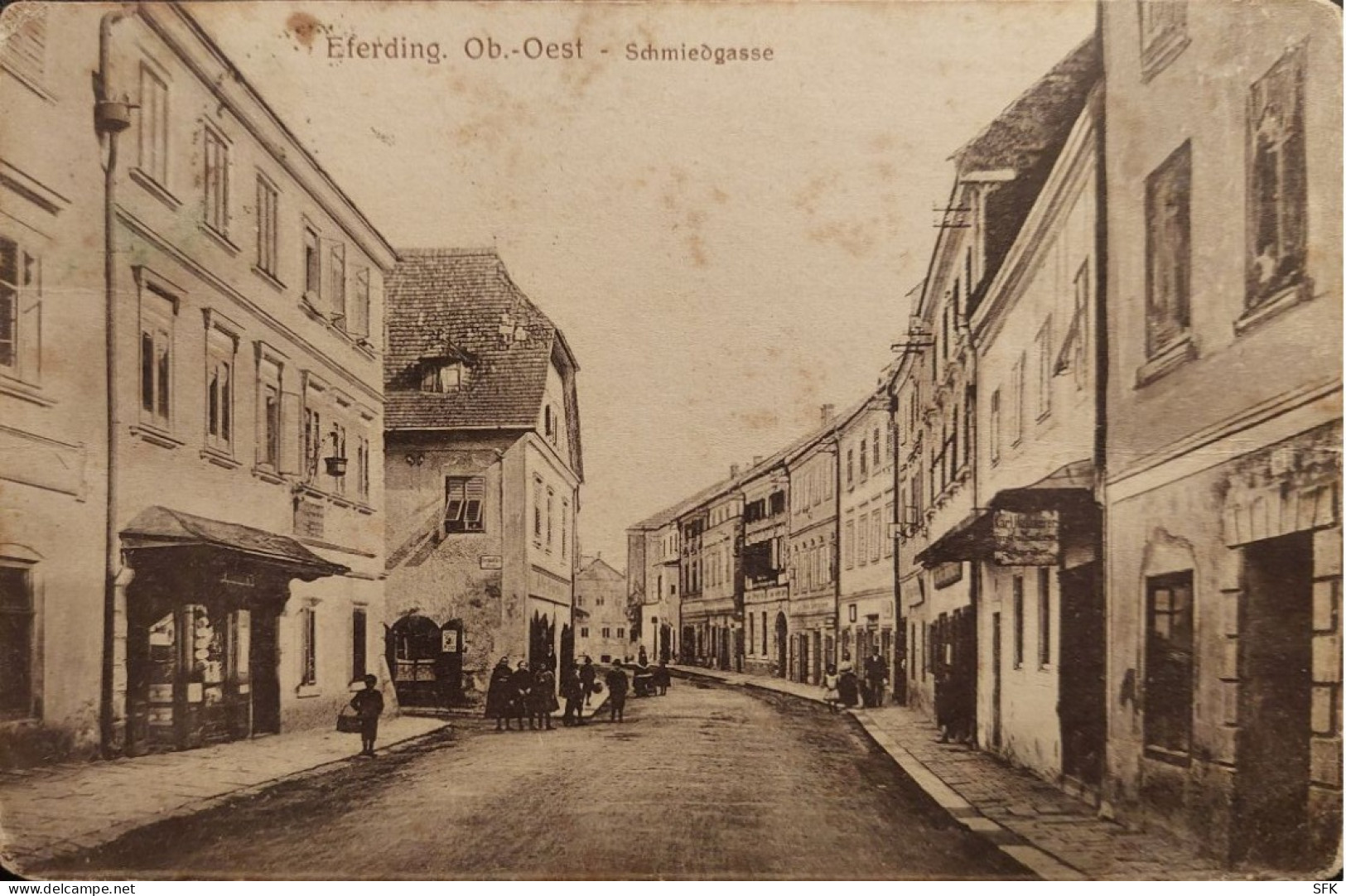 1901 EFERDING Ob OEST FROM EAST II-- 403 - Eferding