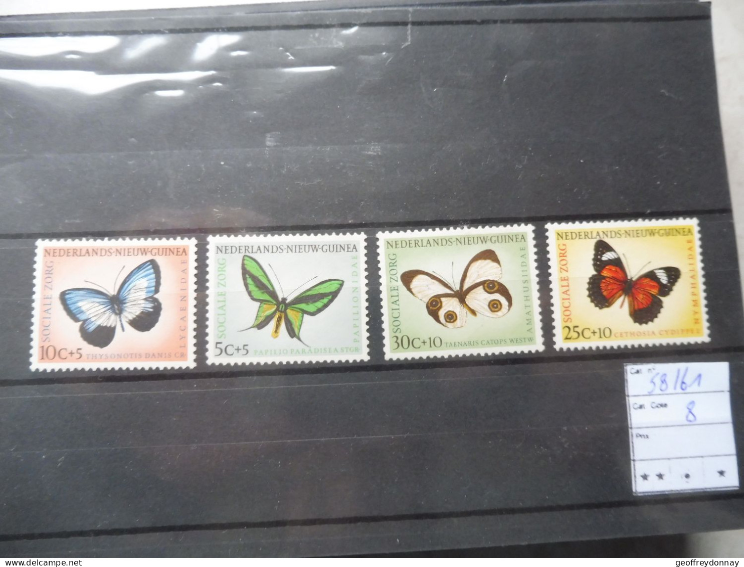 Guinée Nederlands  58/61 Mnh Neuf **  Perfect Parfait Papillons Vlinders - Nouvelle Guinée Néerlandaise