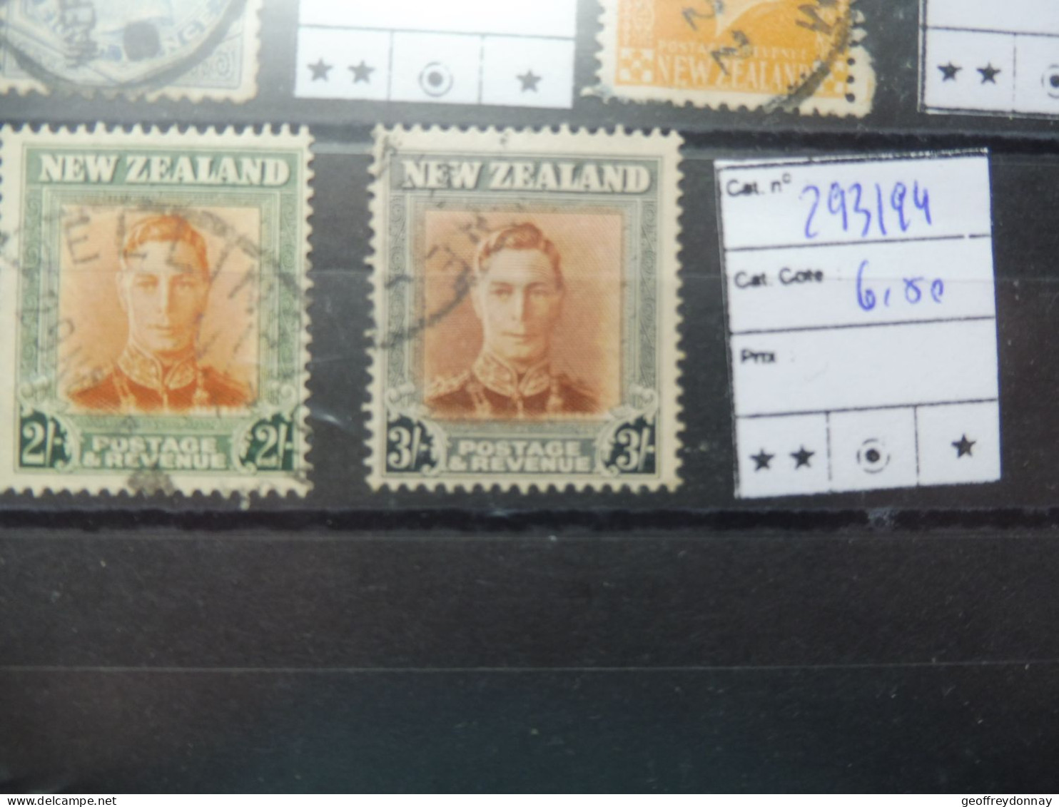 New Zealand Nouvelles Zelandes  293/294 Used Oblitéré Gestempelt  Perfect Parfait - Gebruikt