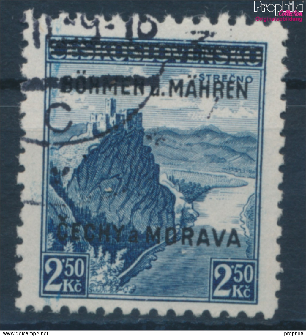 Böhmen Und Mähren 15 Stempel Nicht Prüfbar Gestempelt 1939 Aufdruckausgabe (10351448 - Gebraucht