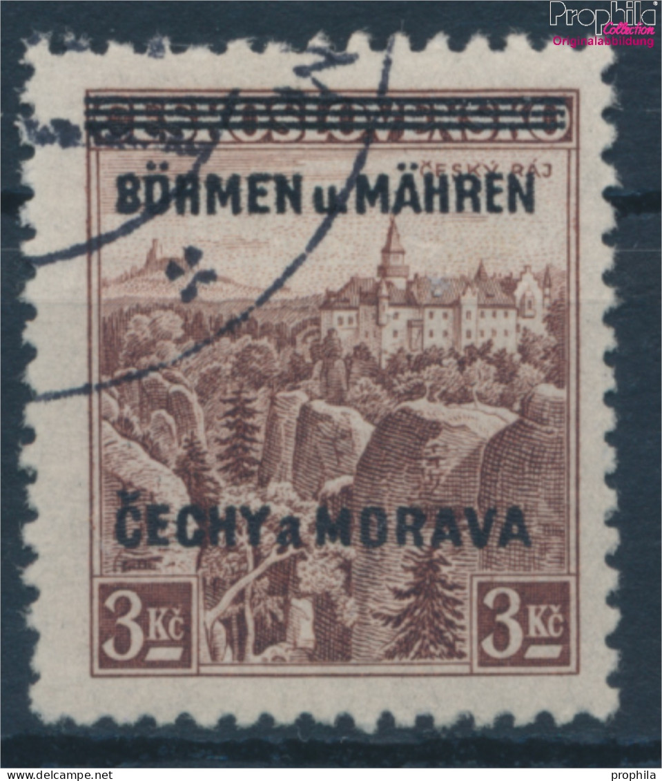 Böhmen Und Mähren 16 Stempel Nicht Prüfbar Gestempelt 1939 Aufdruckausgabe (10351447 - Usati