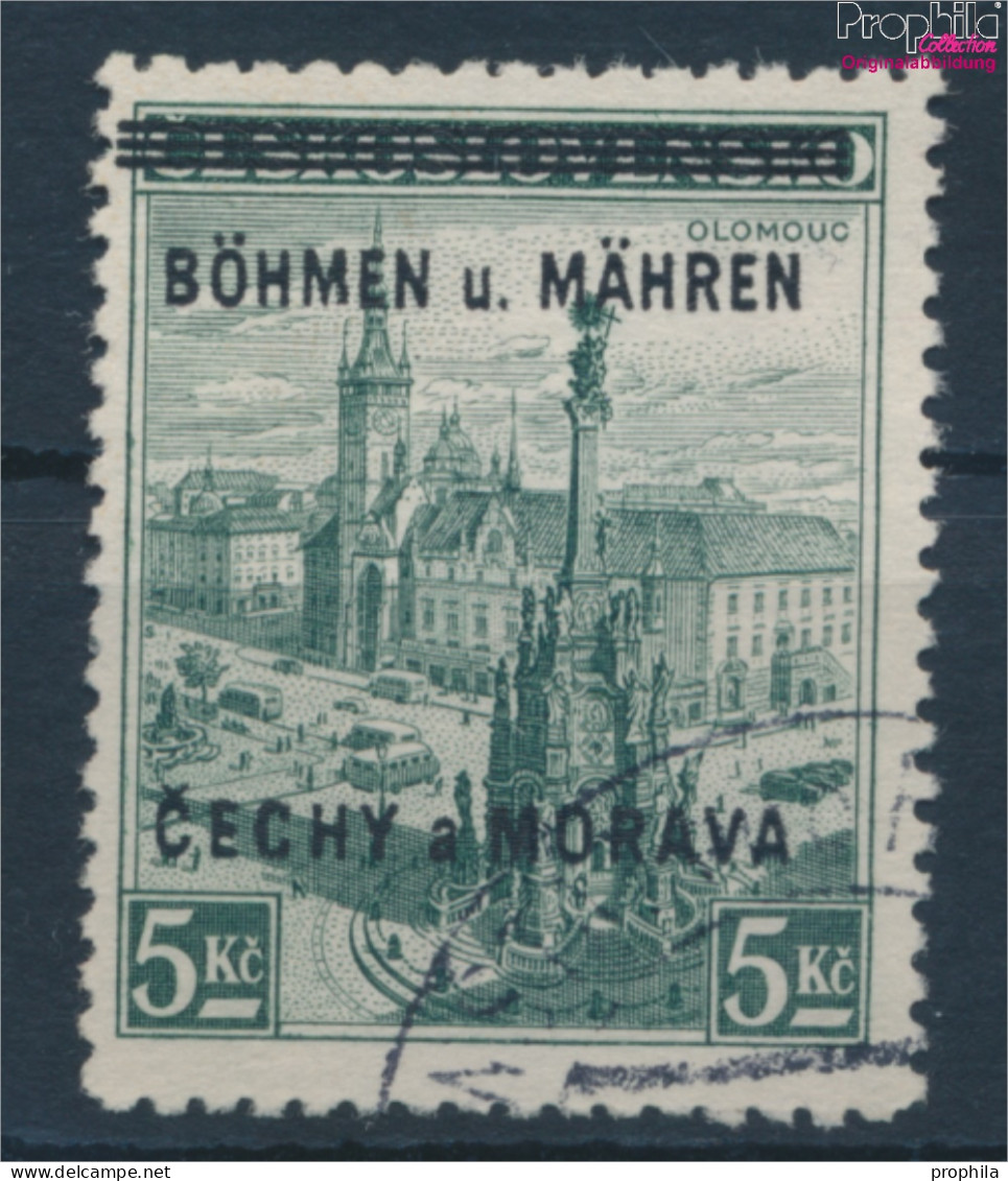 Böhmen Und Mähren 18 Stempel Nicht Prüfbar Gestempelt 1939 Aufdruckausgabe (10351445 - Usados