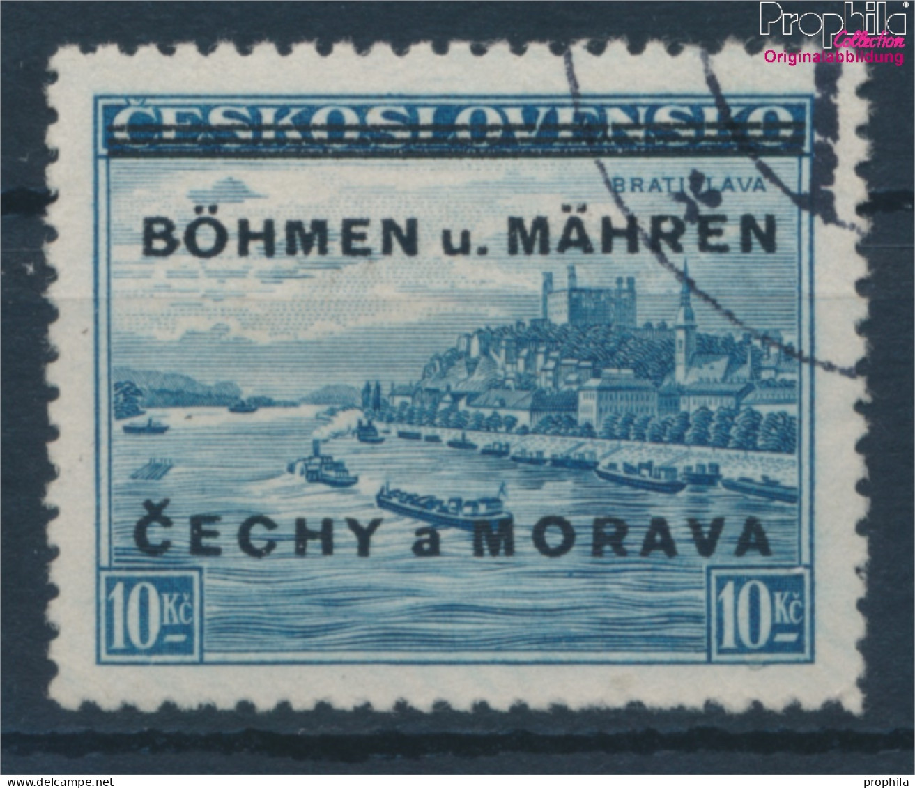 Böhmen Und Mähren 19 Stempel Nicht Prüfbar Gestempelt 1939 Aufdruckausgabe (10351444 - Gebruikt