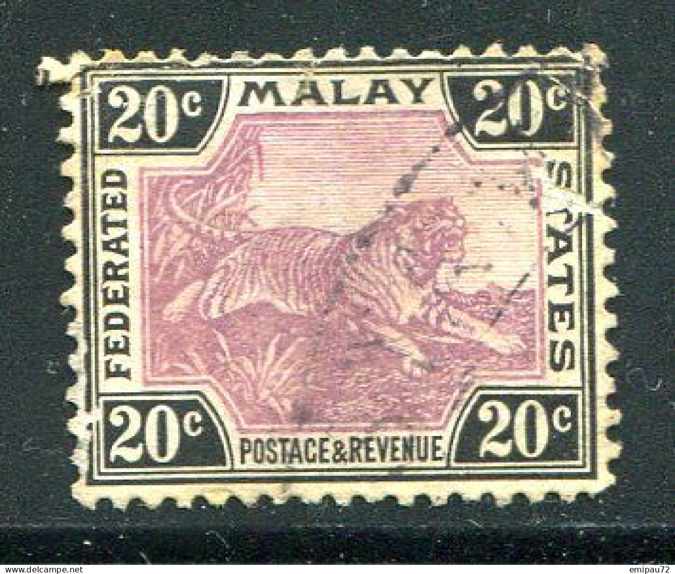MALAISIE- Y&T N°21- Oblitéré - Federated Malay States