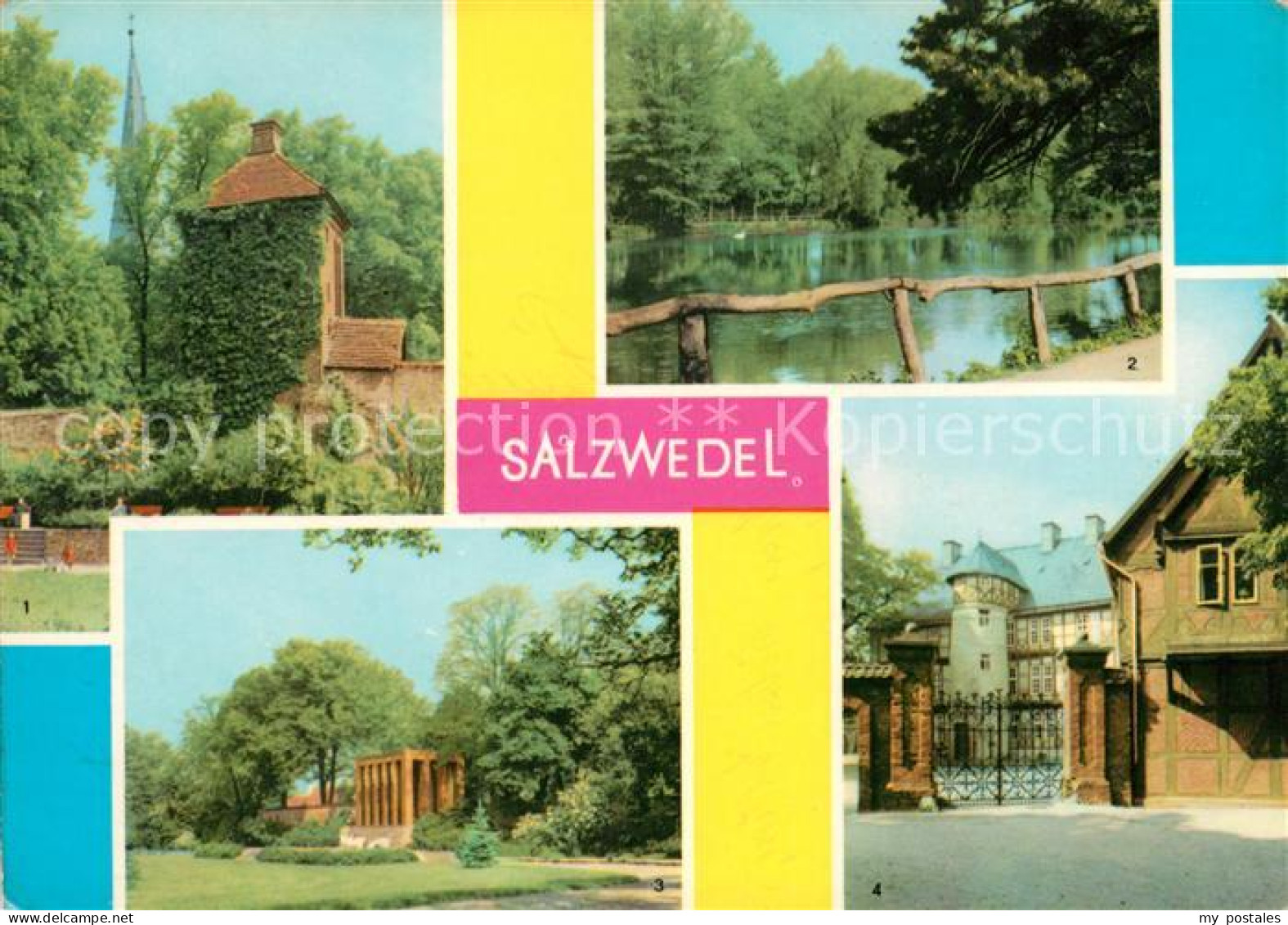 73067311 Salzwedel Hungerturm Park Des Friedens Burggarten Danneilmuseum Salzwed - Salzwedel