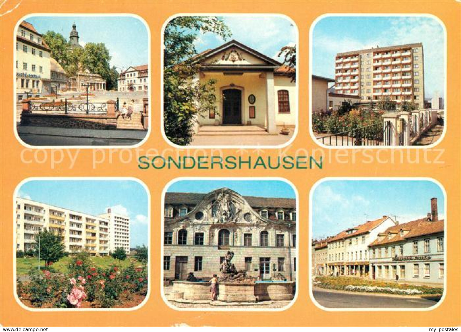 73067287 Sondershausen Thueringen Platz Der DSF Haus Der Kunst Appartementhaus B - Sondershausen