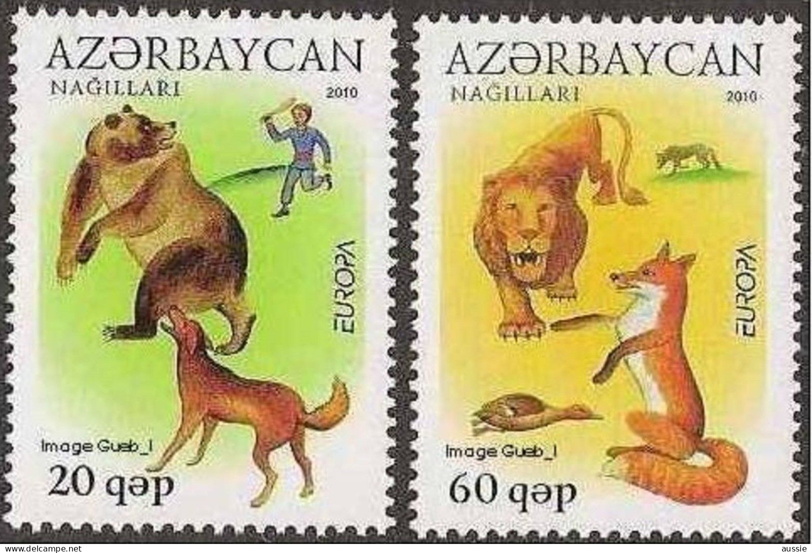 Cept 2010 Azerbaidjan Yvertn° 650-651 *** MNH Cote 8 € Les Livres Pour Enfants - 2010