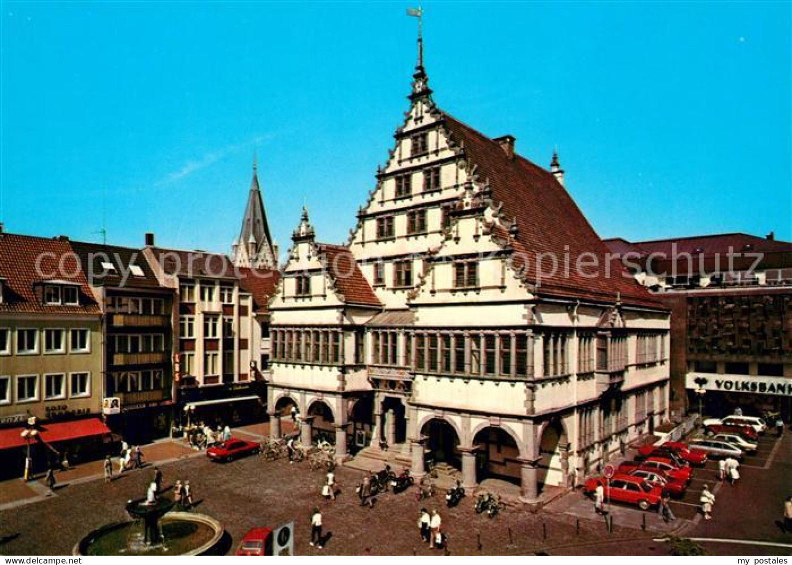 73067076 Paderborn Renaissance-Rathaus Domturm  Paderborn - Paderborn