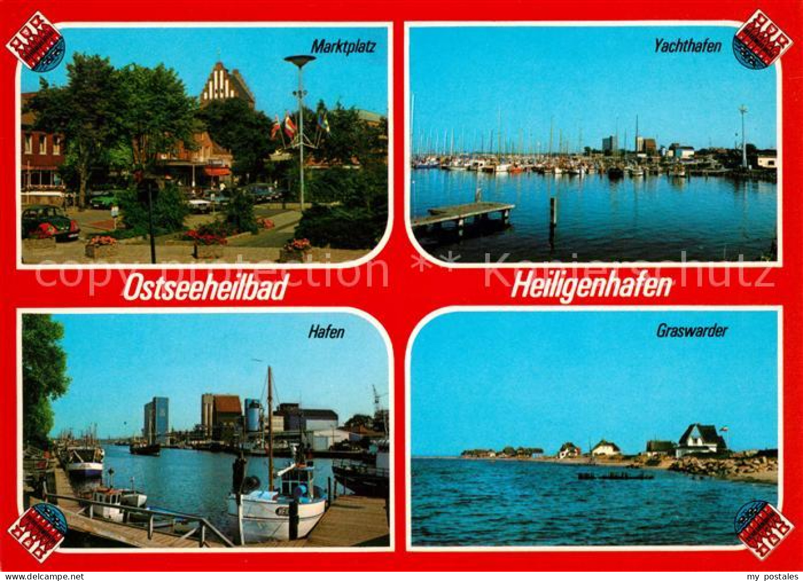 73066683 Heiligenhafen Ostseebad Marktplatz Yachthafen Hafen Graswarder Heiligen - Heiligenhafen