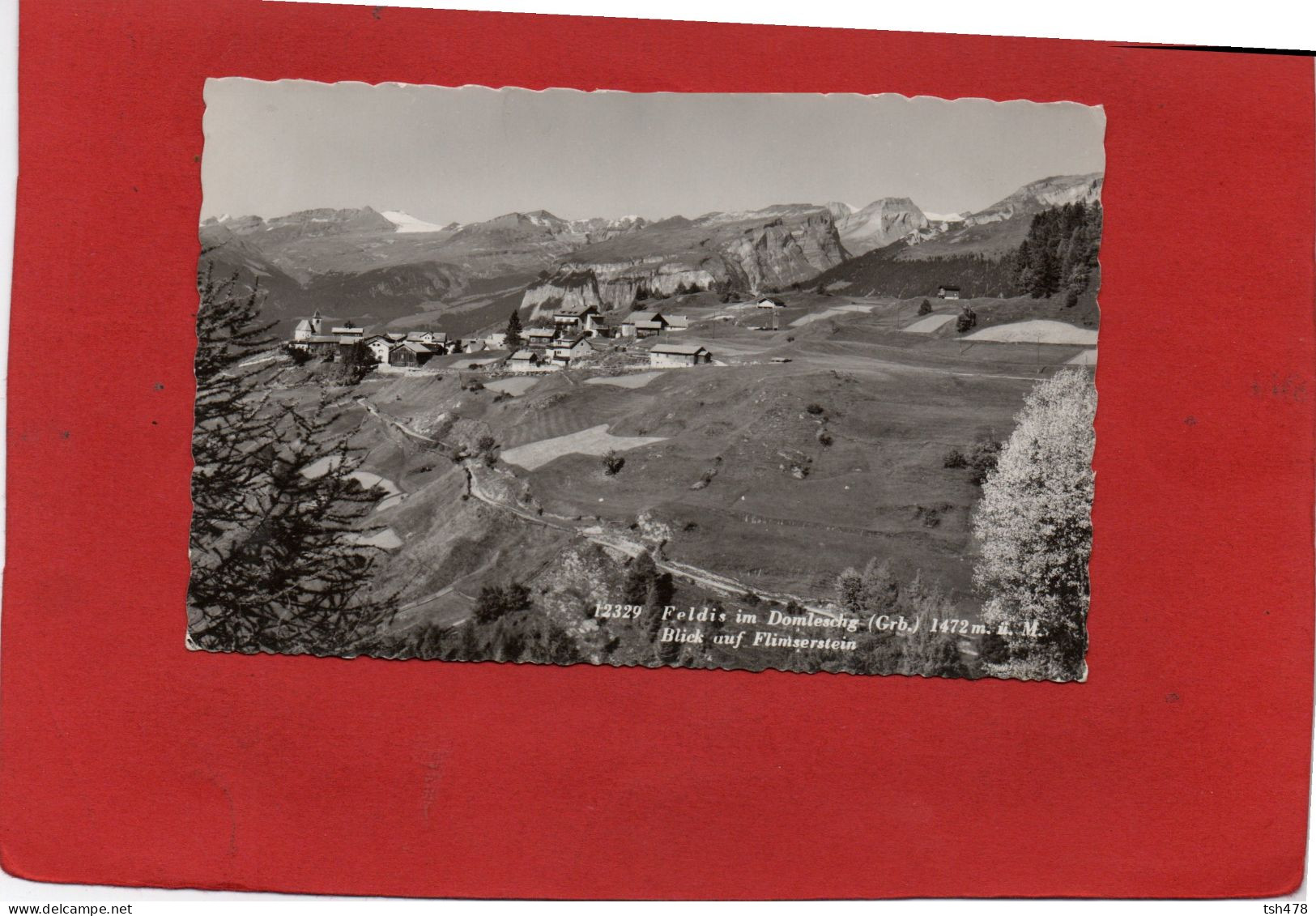 SUISSE---DOMLESCHG---Blick Auf Flimserstein--voir 2 Scans - Domleschg