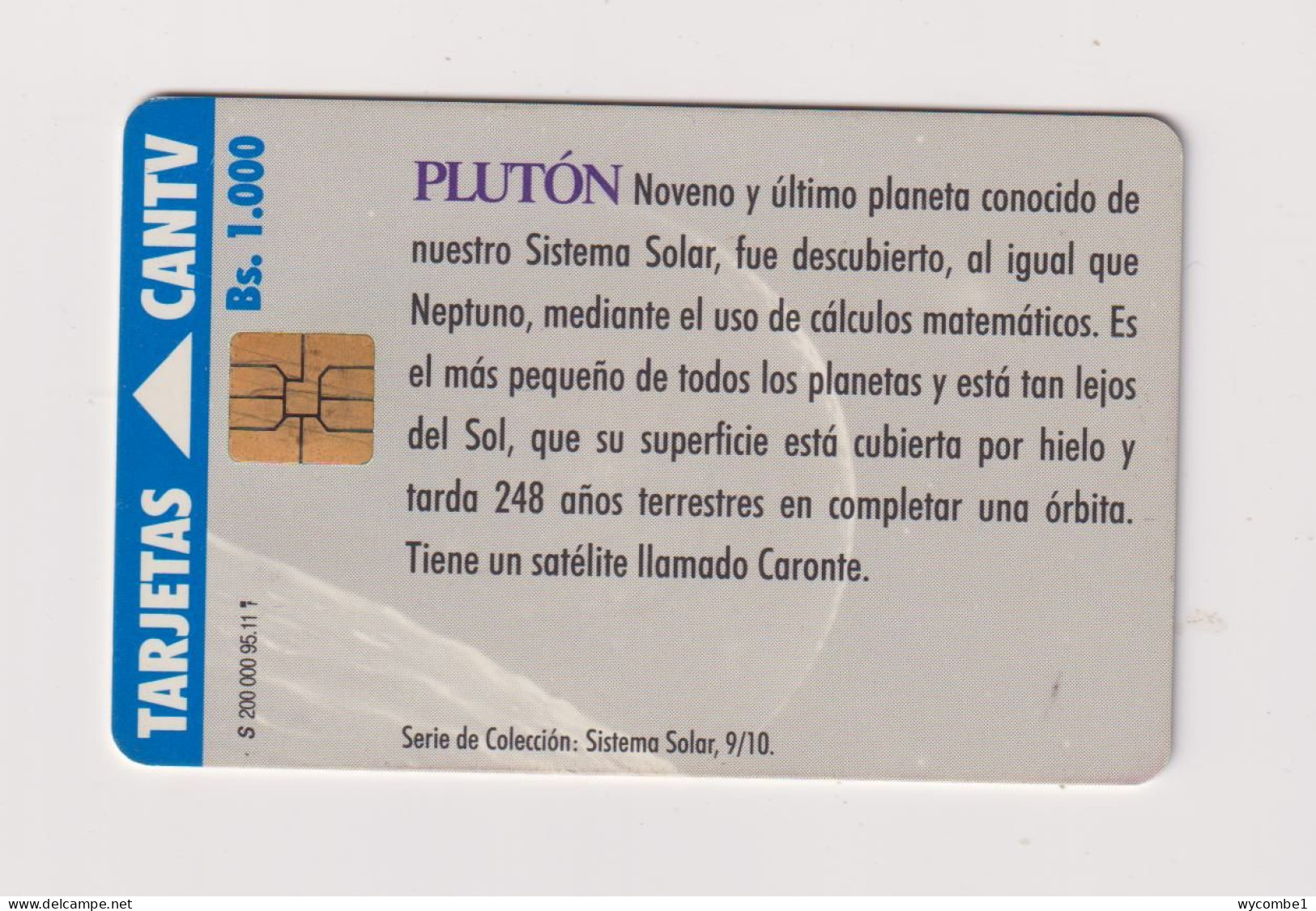 VENEZUELA  -  Pluto Chip Phonecard - Venezuela