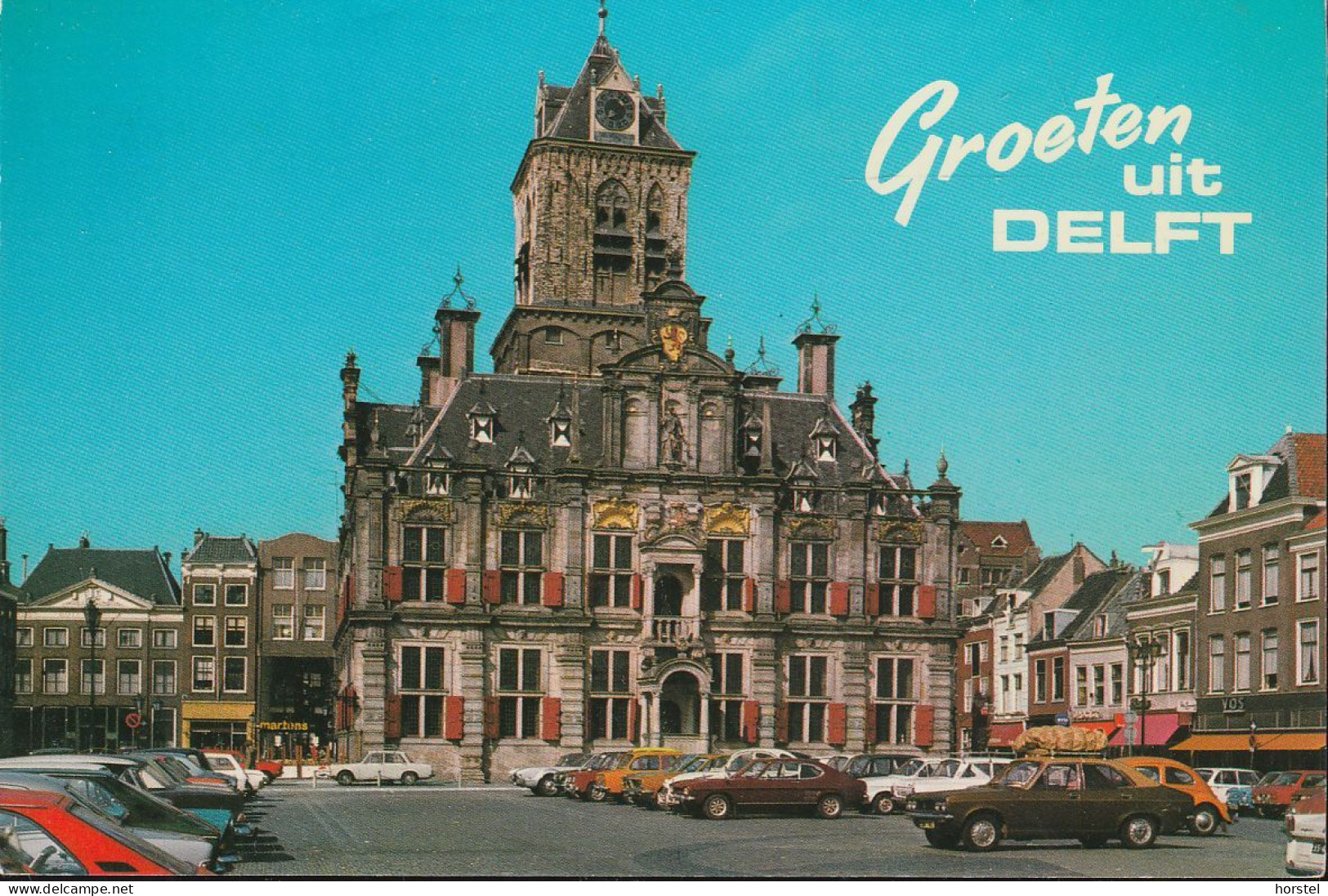 Netherland - Delft - City Townhall - Cars - Ford Capri I - DAF - VW Käfer - Fiat - Delft