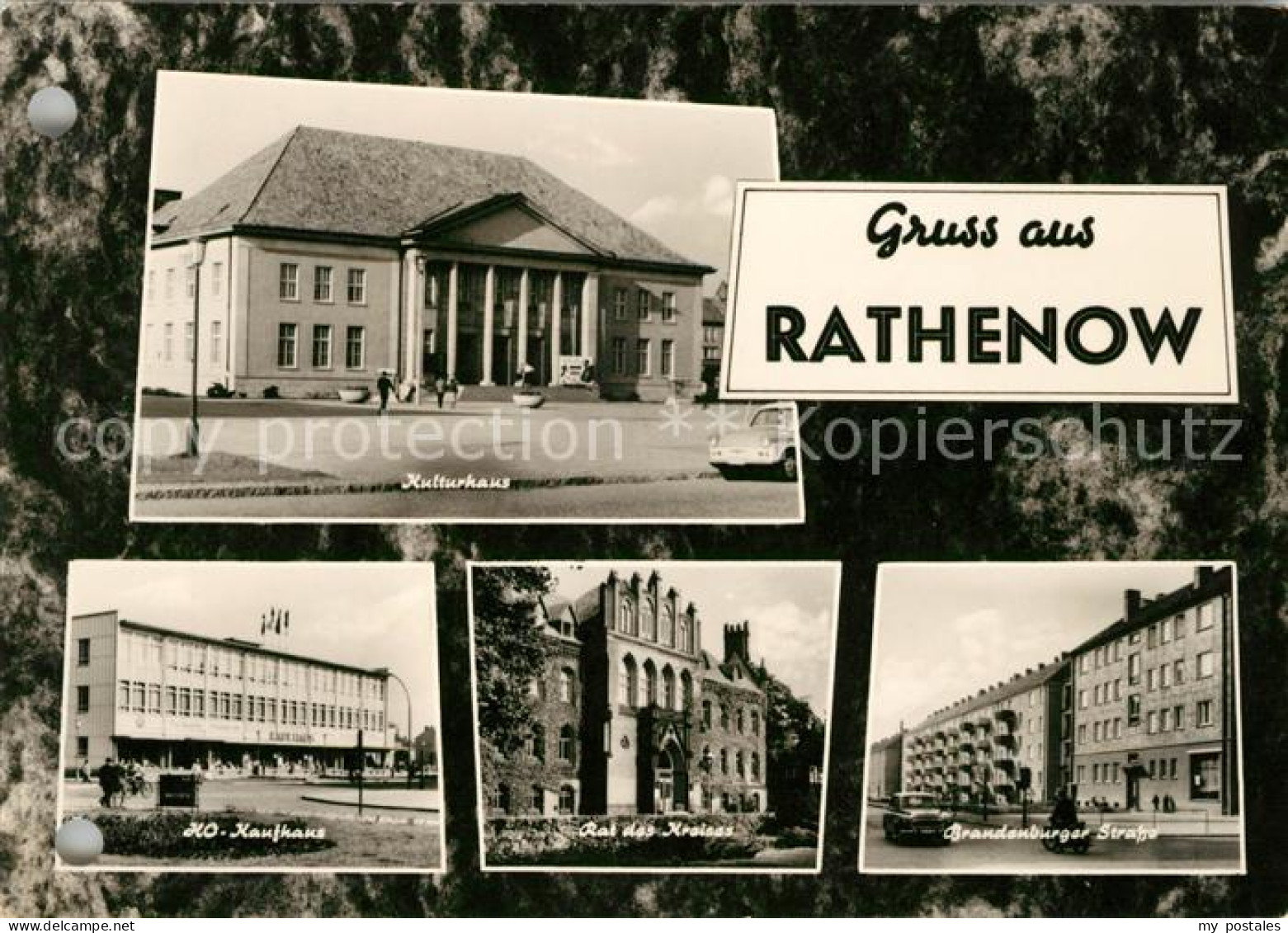 73066528 Rathenow Kulturhaus HO Kaufhaus Rat Des Kreises Brandenburger Strasse R - Rathenow