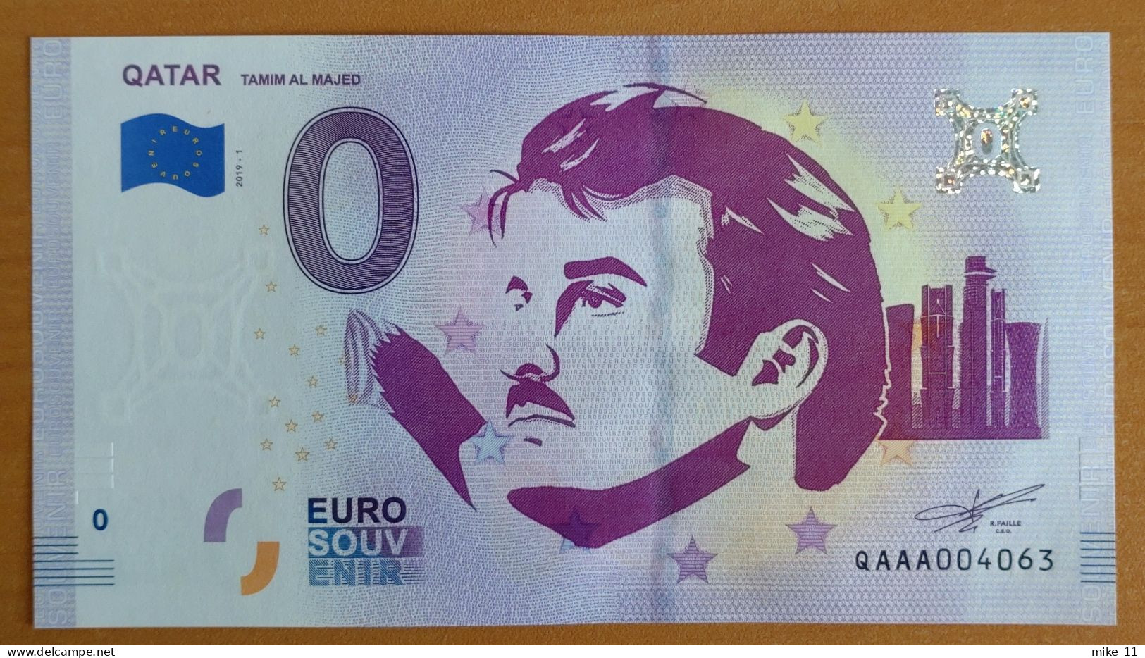 0 Euro Souvenir QATAR - TAMIM AL MAJED QAAA 2019-1 Nr. 4063 - Sonstige – Europa