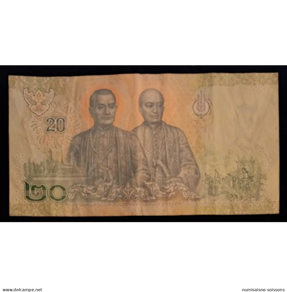 THAILANDE - PICK 135 - 20 BAHT - NON DATE (2018) - TTB/SUP - Thailand