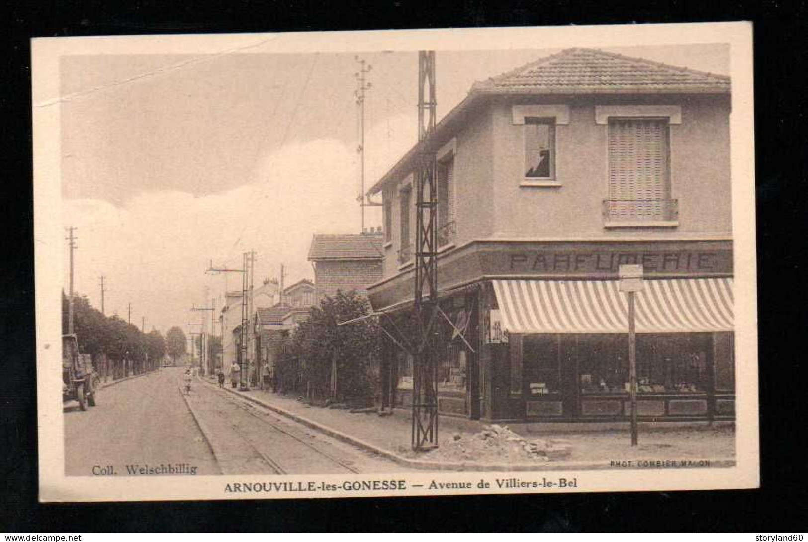 Cpa  Arnouville Les Gonesses Avenue De Villiers Le Bel  , Parfumerie - Arnouville Les Gonesses