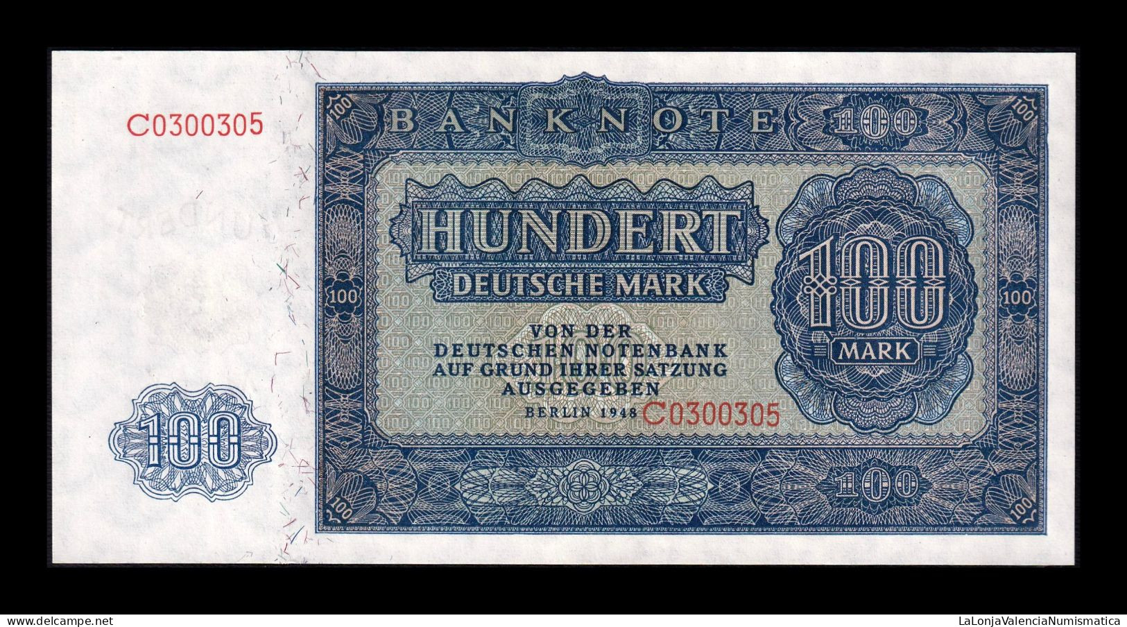 Alemania Germany Dem. Rep. DDR 100 Mark 1948 Pick 15 Sc Unc - 100 Deutsche Mark