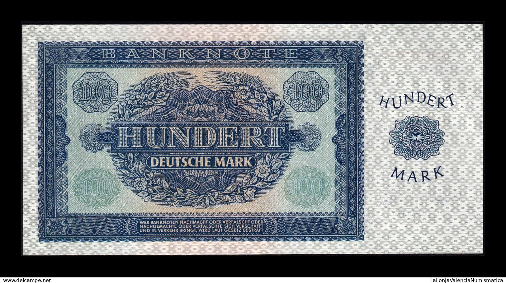 Alemania Germany Dem. Rep. DDR 100 Mark 1948 Pick 15 Sc Unc - 100 Deutsche Mark