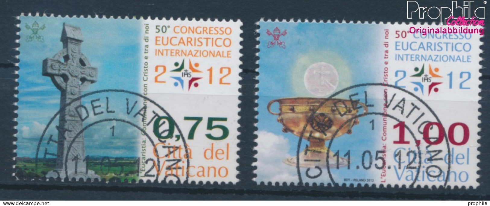 Vatikanstadt 1738-1739 (kompl.Ausg.) Gestempelt 2012 Eucharistischer Kongress (10352451 - Oblitérés