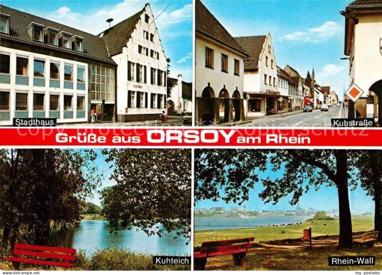 73064662 Orsoy Rhein Stadthaus Kuhstrasse Rheinwall Kuhteich Alpsray - Rheinsberg