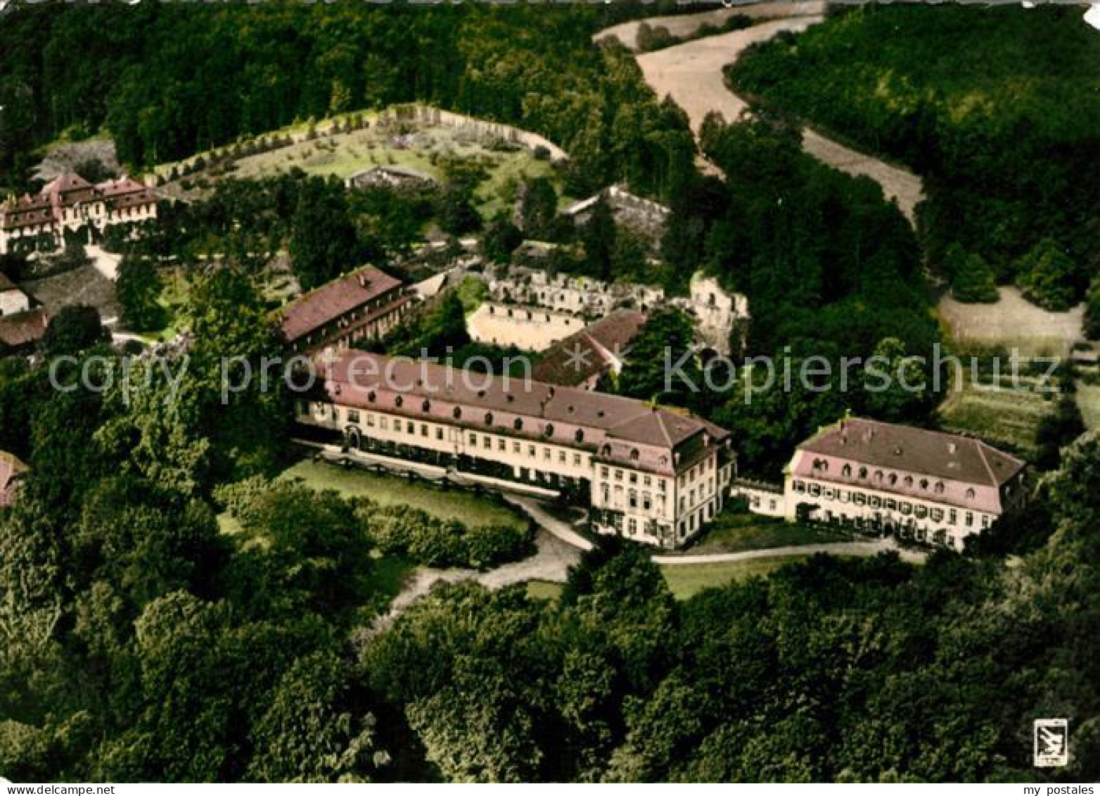 73064550 Arnsburg Hessen Kloster Arnsburg Fliegeraufnahme Arnsburg - Lich