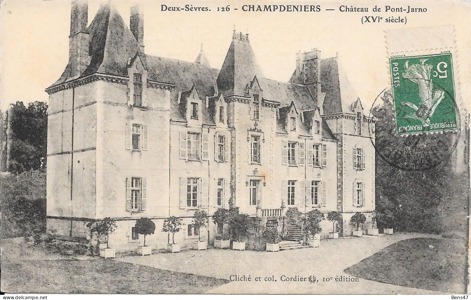 79 Champdeniers Château De Pont-Jarno - Champdeniers Saint Denis