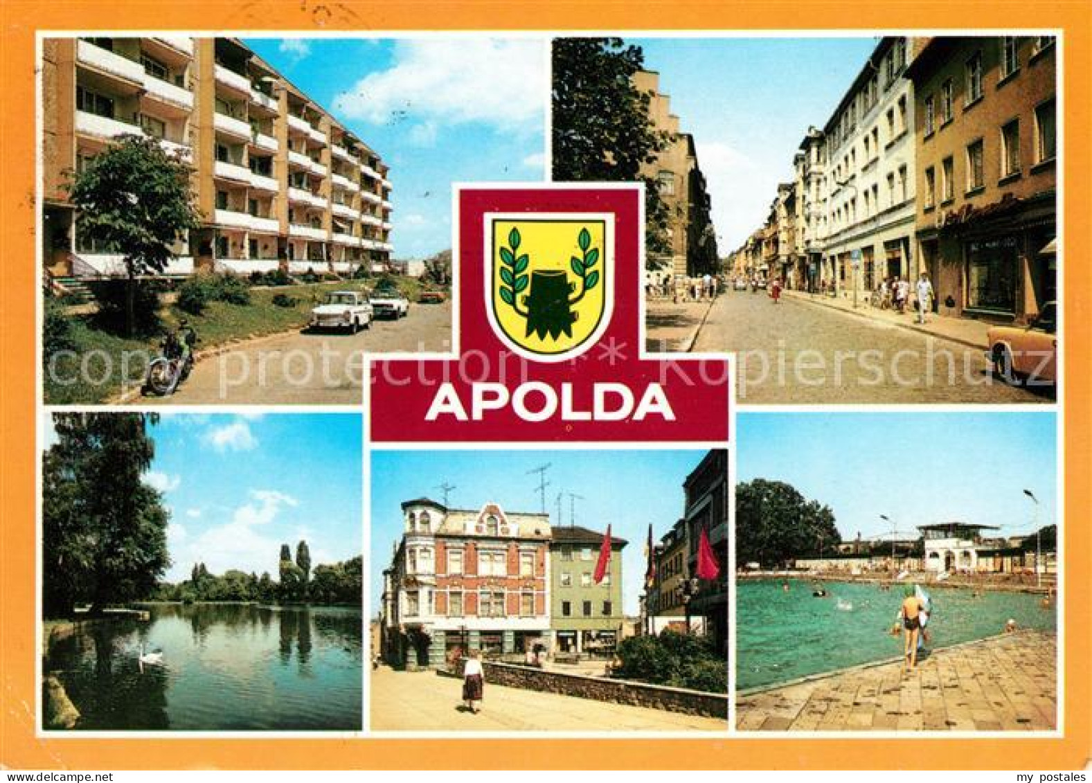 73063348 Apolda Bahnhofstrasse Alexander Puschkin Platz Freibad Apolda - Apolda