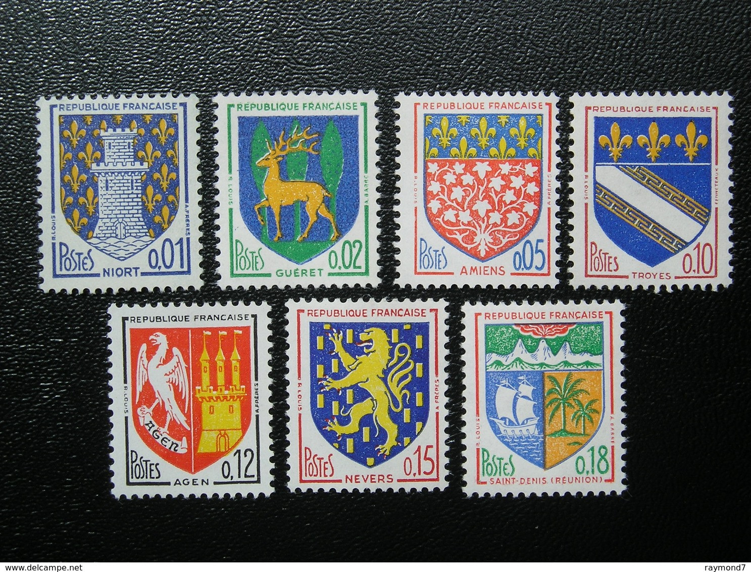 1351A-1351B-1352-1353-1353A-1354-1354A  Neuf,  Gomme Intacte   Année 1962/65 - 1941-66 Wappen