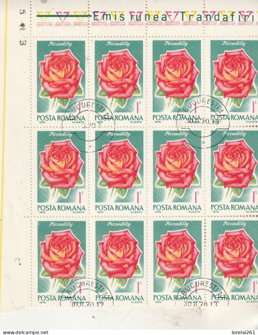 1970 - Des Roses / FULL X 12 - Hojas Completas
