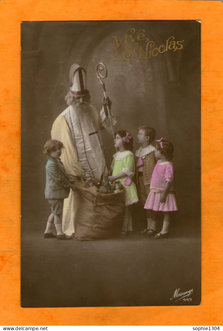 SAINT-NICOLAS - Enfants - Poupées - 1918 - (Mésange 449) - - Saint-Nicolas