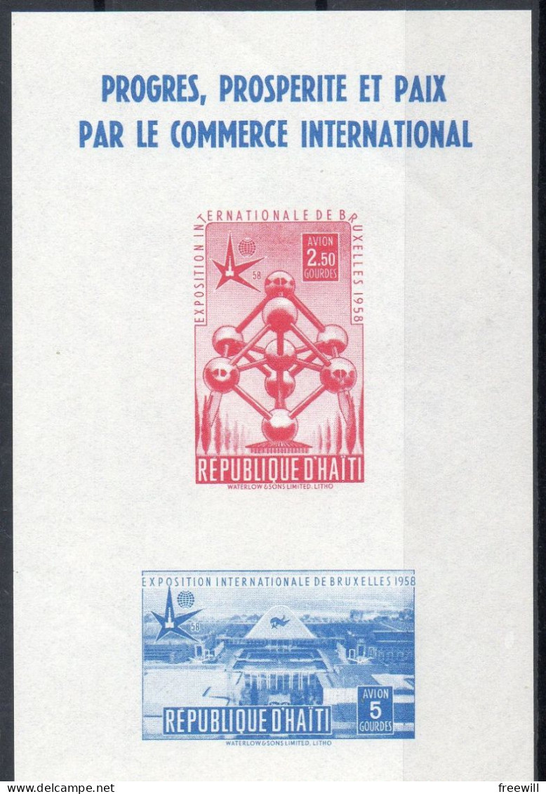 Haïti Exposition Universelle  De Bruxelles 1958 - Atomium  XXX - Haïti