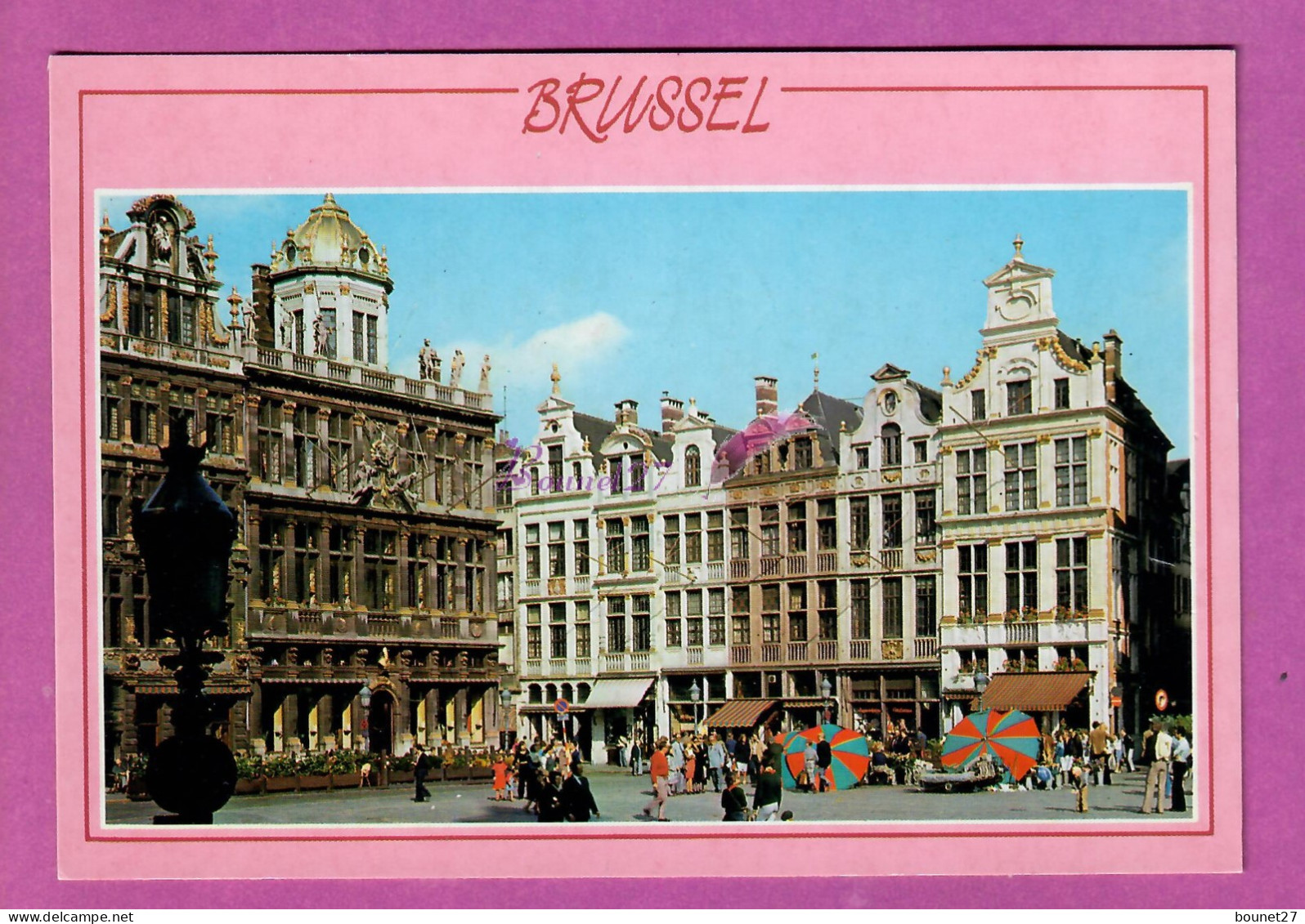 BELGIQUE BELGIUM - BRUXELLES BRUSSELS Un Coin De La Grand Place A Part Of The Market Place - Panoramic Views