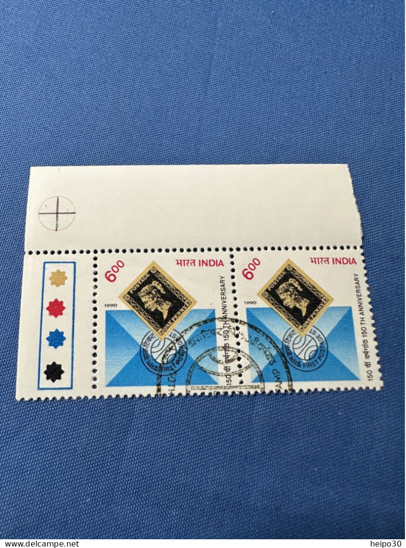 India 1990 Michel 1253 150 Jahre Briefmarken - Used Stamps