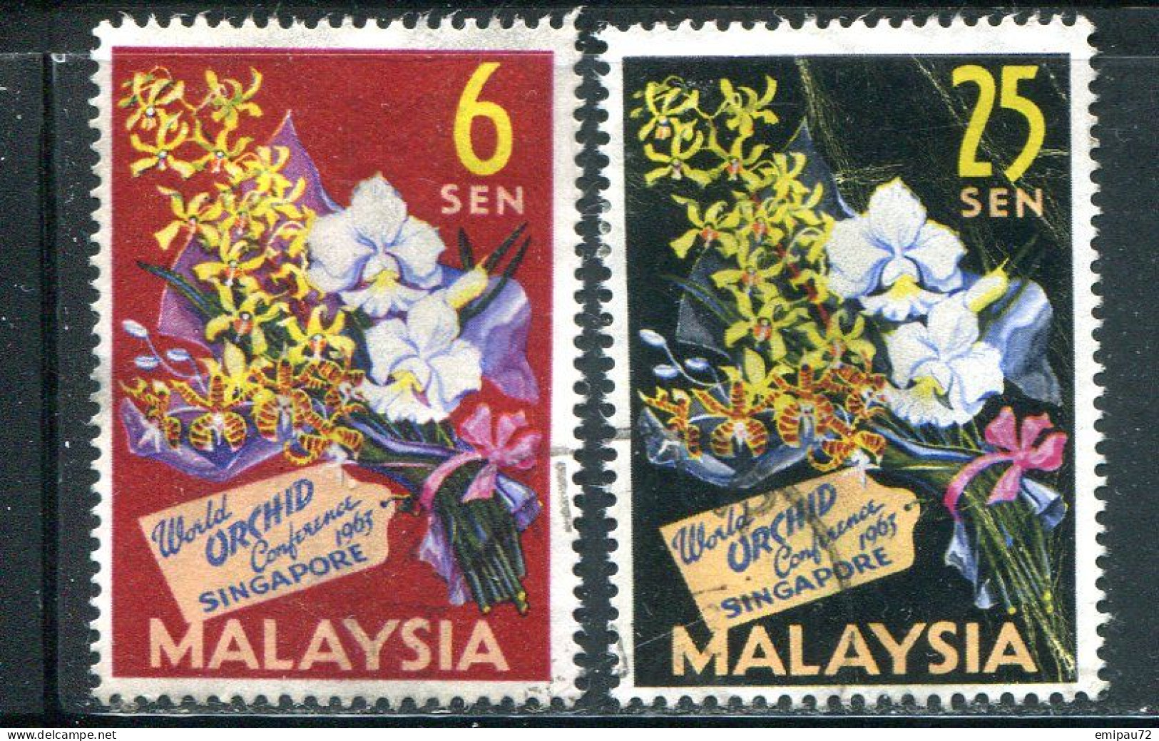MALAISIE- Y&T N°4 Et 5- Oblitérés - Malaysia (1964-...)