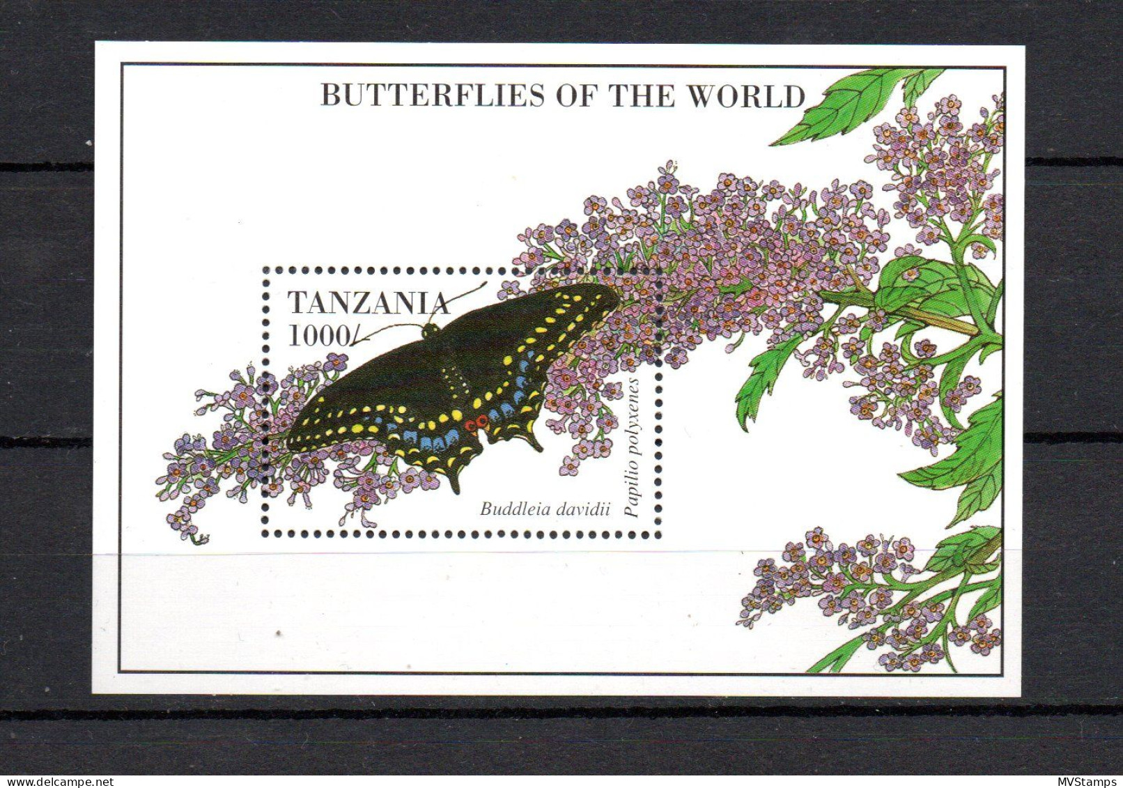 Tanzania 1994 Sheet Butterflies/Schmetterling Stamps (Michel Block 264) MNH - Tansania (1964-...)