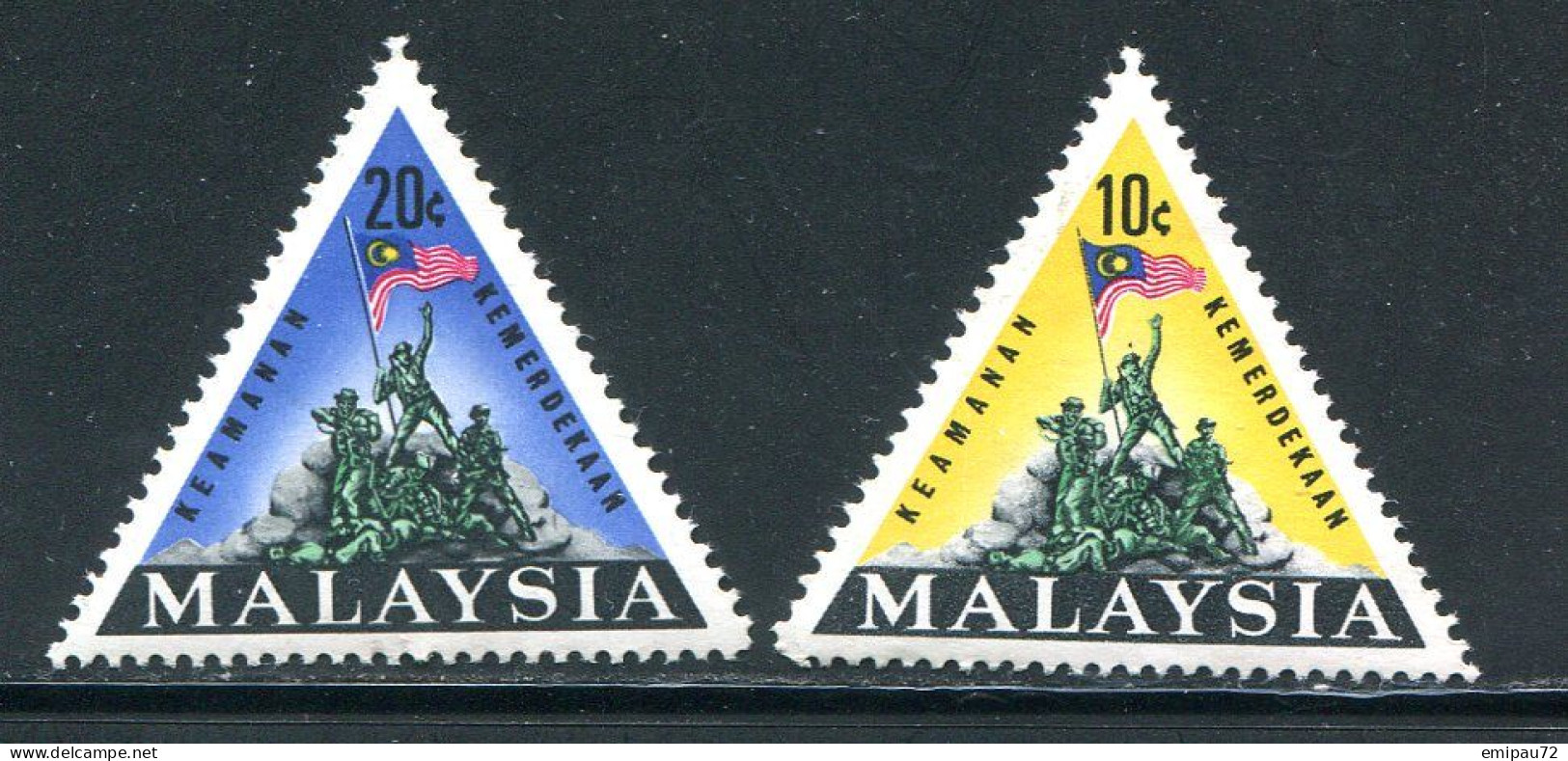 MALAISIE- Y&T N°32A Et 32B- Neufs Sans Charnière ** - Malaysia (1964-...)