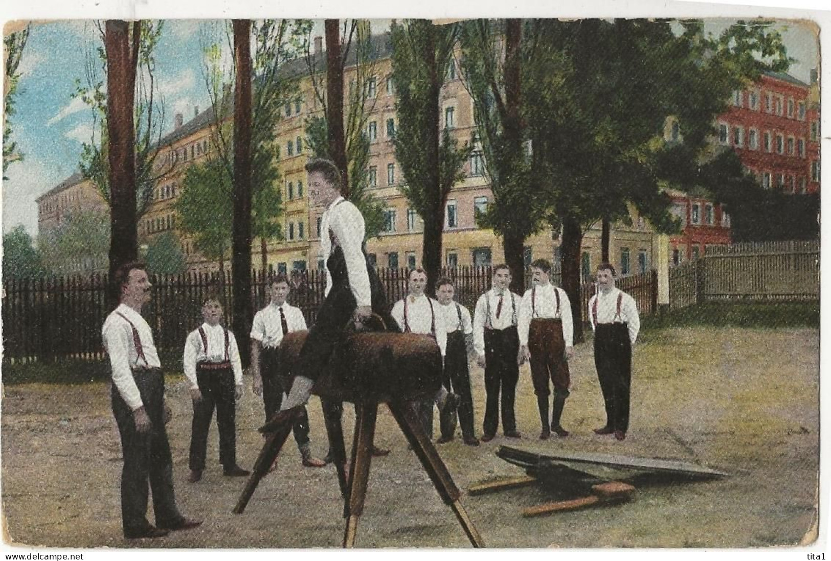 202 - Gymnastes - Cheval D' Arçon - Gymnastics