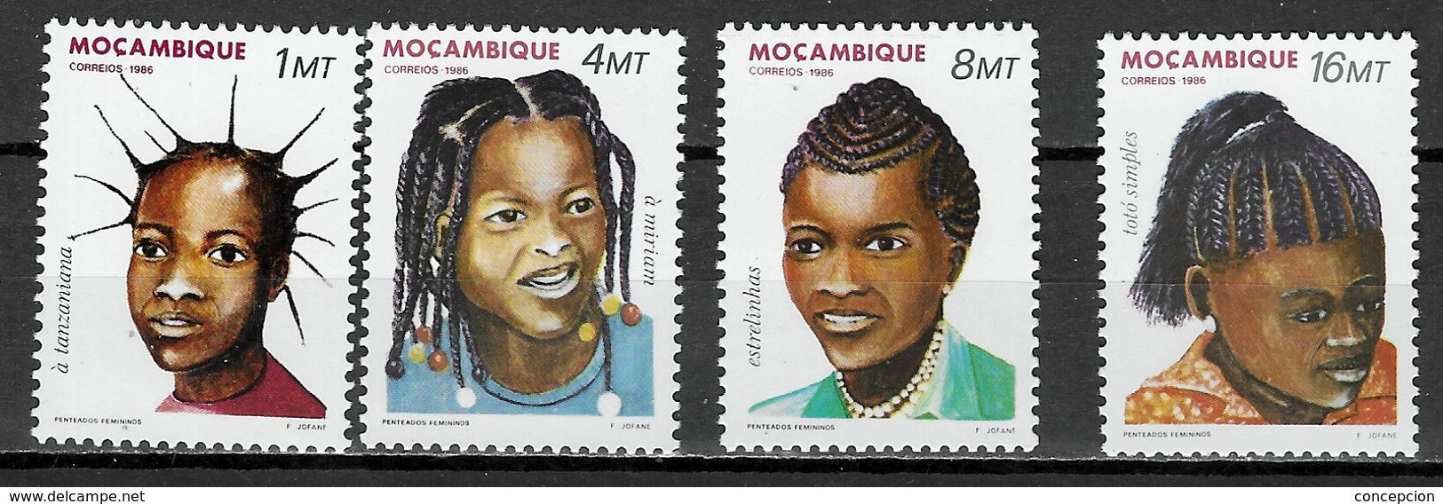 MOZAMBIQUE Nº 1033 AL 1036 - Mozambique