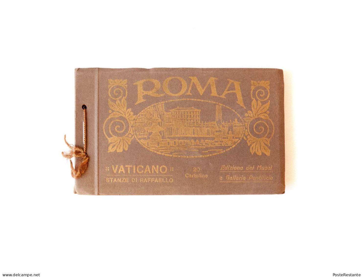 Rome Postcard Booklet With 20 Reproductions Of Paintings In Raphael's Rooms, Art Postcards From The 1910s - Musea