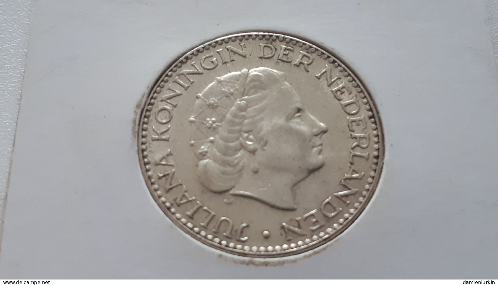 PAYS-BAS JULIANA  1 GULDEN 1954  ZILVER/ARGENT/SILVER/SILBER/PLATA/ARGENTO ONLY 6.600.000 EX. - 1948-1980 : Juliana