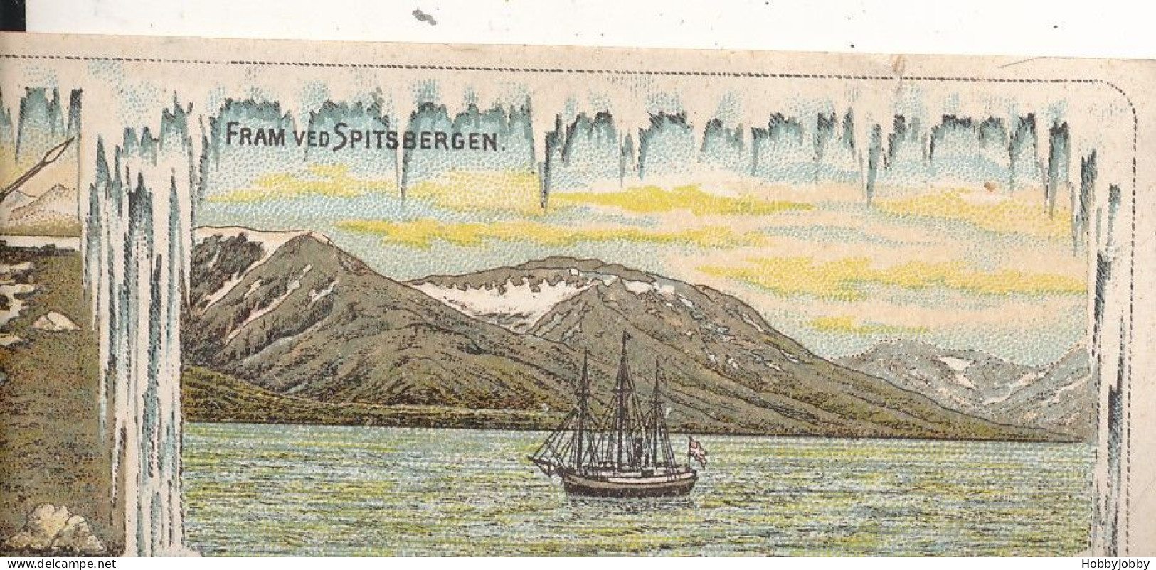 Grus Aus -Hilsen Fra Spitzbergen - U/B - Unused In Excellent Condition: 5 Vignetts: Andrees Balloon "FRAM" A.s.o - Norway